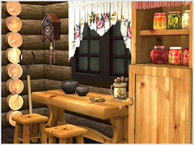 Русский стиль — интерьеры, мебель и декор для Sims 4 со ссылкой для скачивания