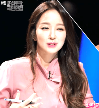 SBS의 대표얼굴 뽀뽀녀 박선영 아나 어제 국민면접 스페셜.gif | 인스티즈