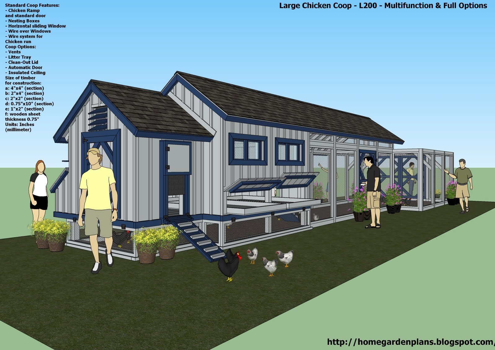 L200 - Chicken Coop Plans Construction - Chicken Coop Design - How To ...