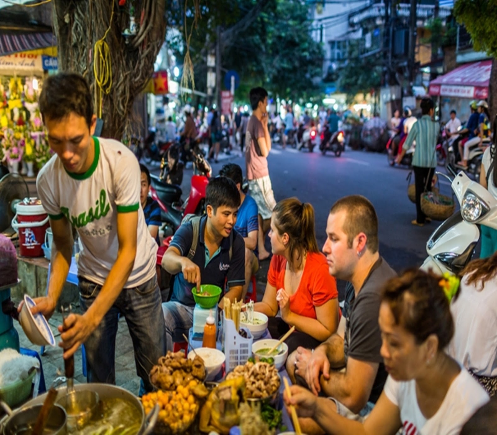 hanoi vegetarian street food tour