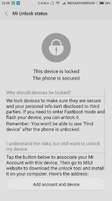 Status Lock Bootloader di HP Xiaomi