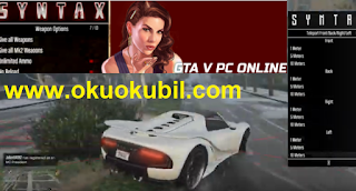 GTA5 PC Online SYNTAX 1.60 IŞINLANMA Mod Menu İndir Şubat 2020