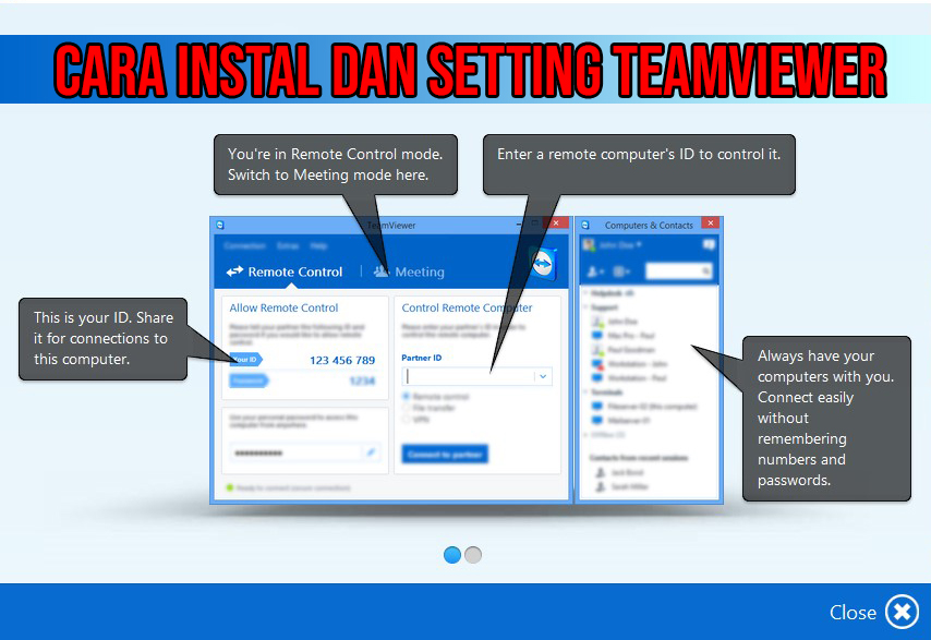 cara team viewer cara team viewer