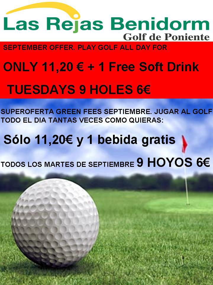 PITCH and PUTT IN SPAIN Oferta de Las Rejas Benidorm