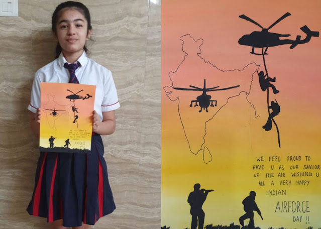 Doodle Art by the students at G.D.Goenka International School, Surat