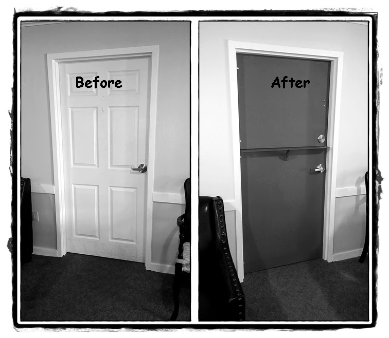 1,000 more words Pictures of commercial door, frame, hardware, ADA