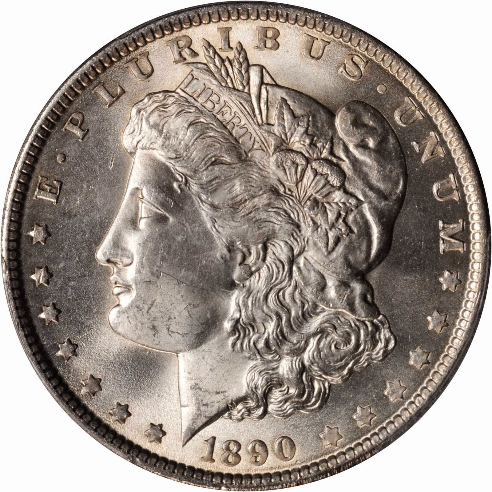 US Coins 1890 Silver Morgan Dollar Value