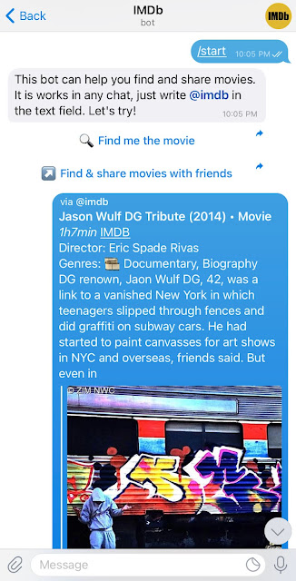 Find movies with IMDB Telegram Bot