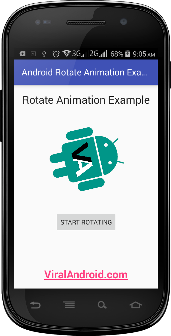 Rotate Animation Example: How to Rotate an Image in Android using XML Animation
