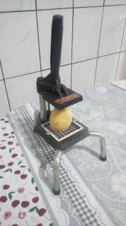cortador de batatas Como fazer Batata frita igual do mc Donald