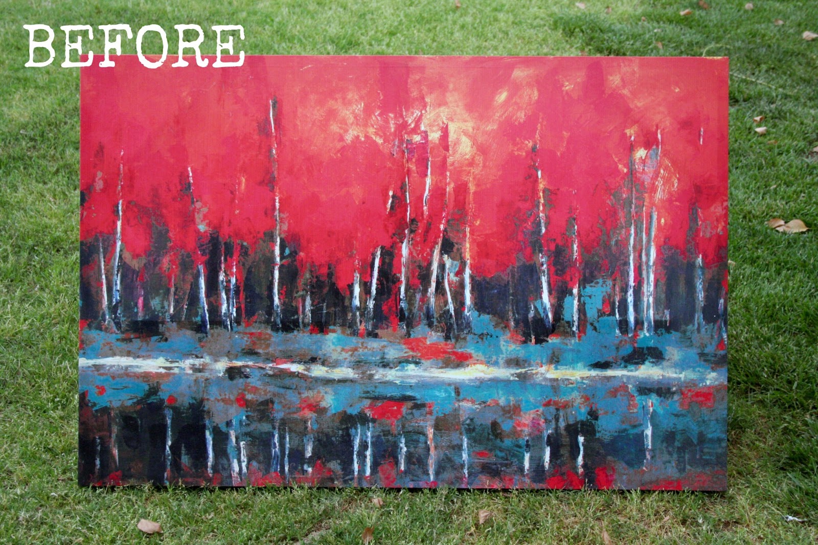 Recycled Canvas Boombox Painting The Crafted Sparrow