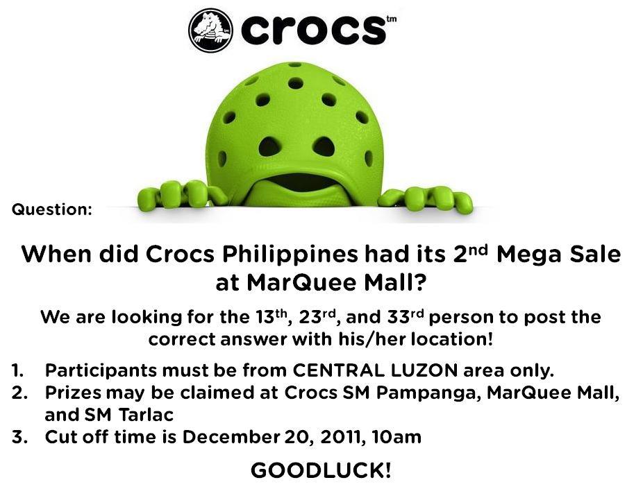 crocs marquee mall