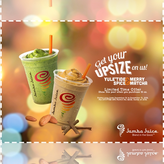 Coupon for jamba juice smoothie