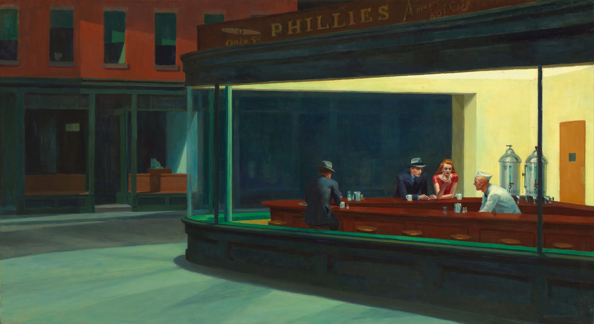 The 1950 retrospective exhibition of Edward Hopper's art the man who