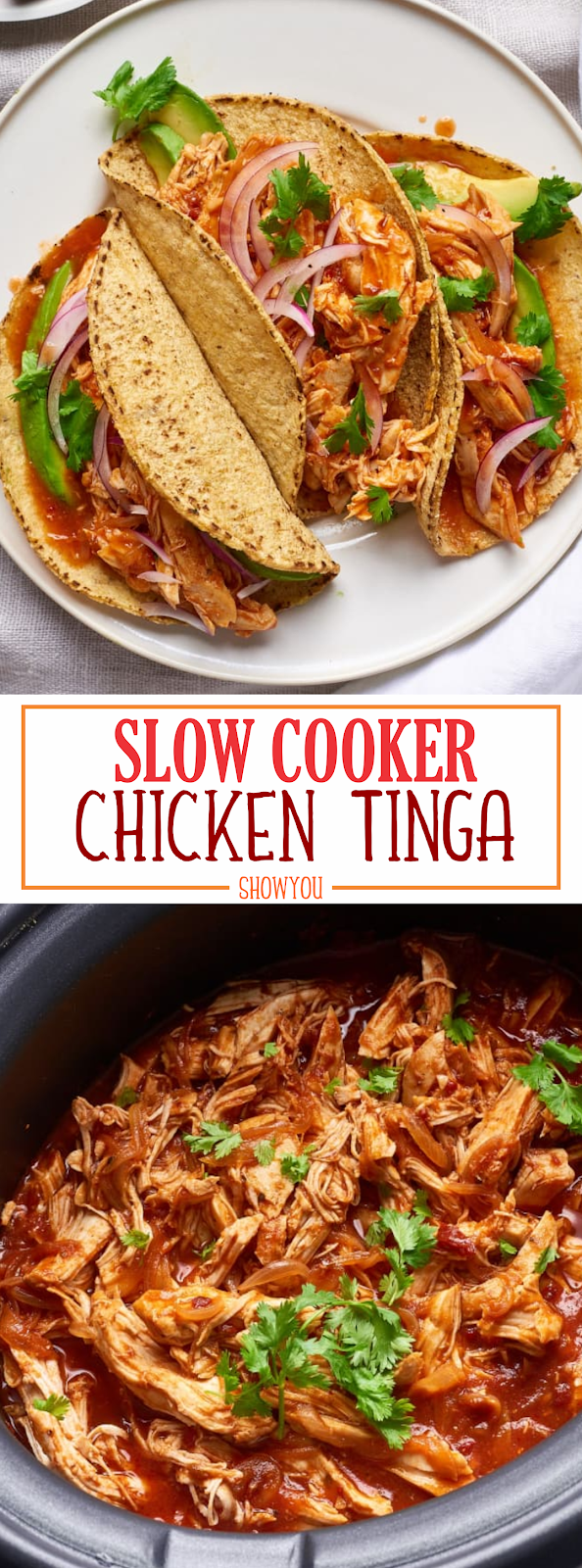 Slow Cooker Chicken Tinga | Show You Recipes