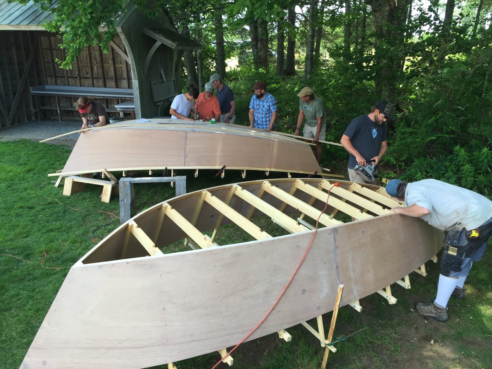 fretwaterlines McKenzie Dory Boatbuilding class