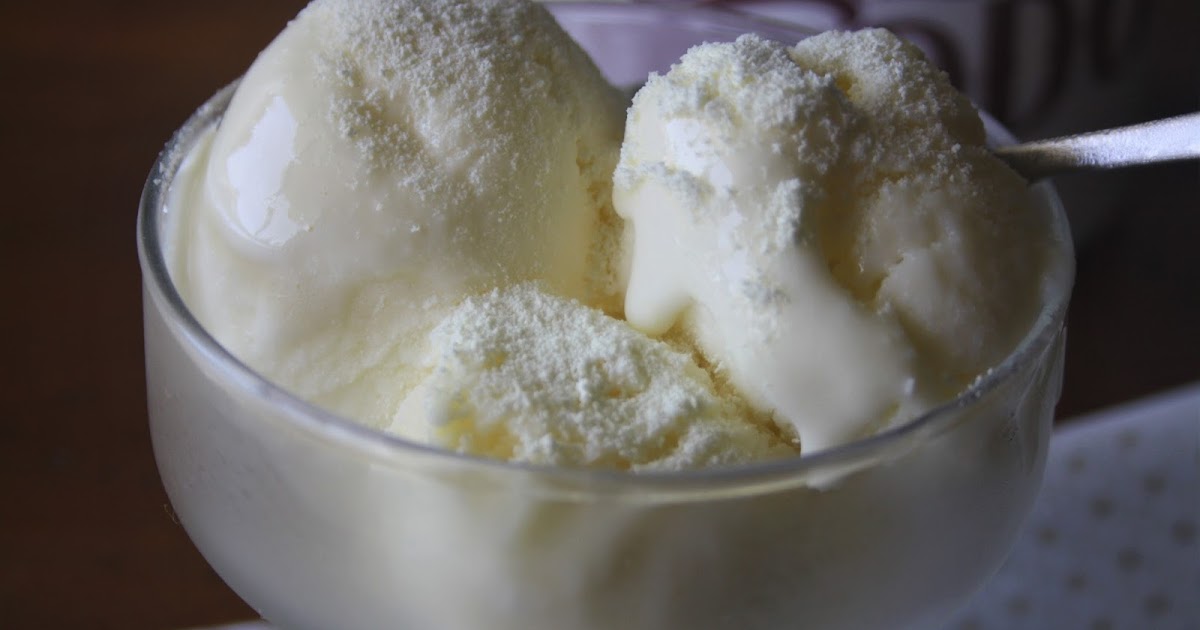 Sorvete de mascarpone/ Mascarpone ice cream