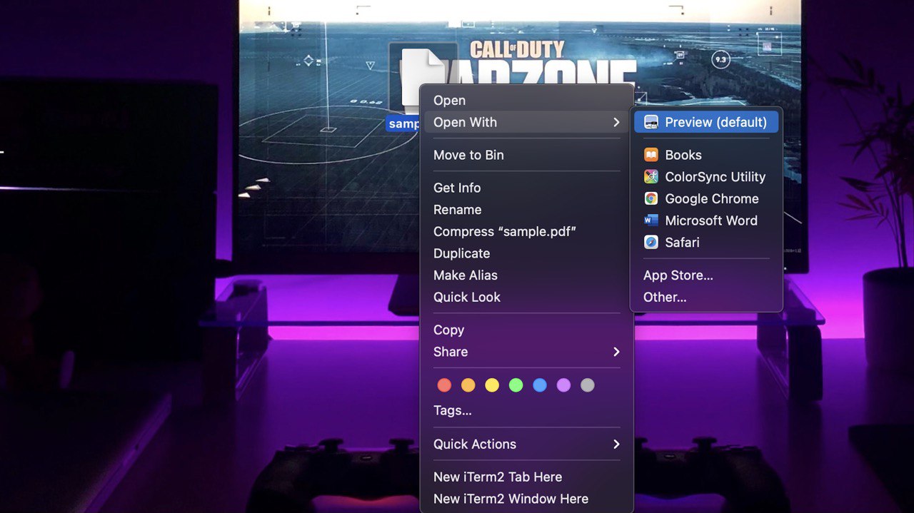How to quickly reduce the size of a PDF document on your Mac computer