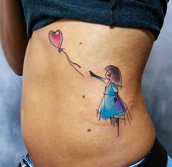 tatuagens de balões para as meninas tatuagens de balões para as meninas