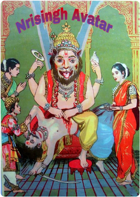 All avatars of vishnu.