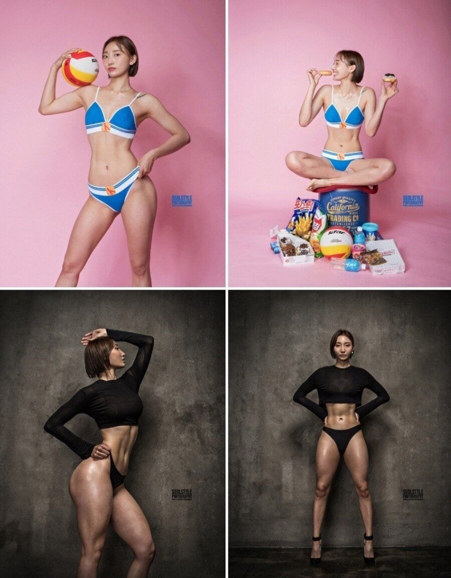 여자 배구선수 김혜원 화보 - 디쁠