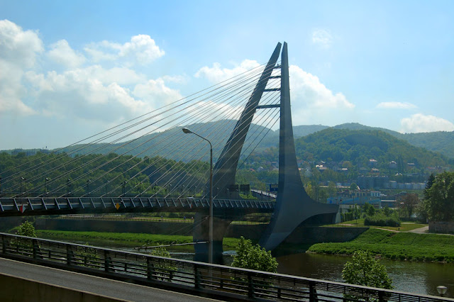 Мост в Усти-над-Лабем. Города Чехии, фото