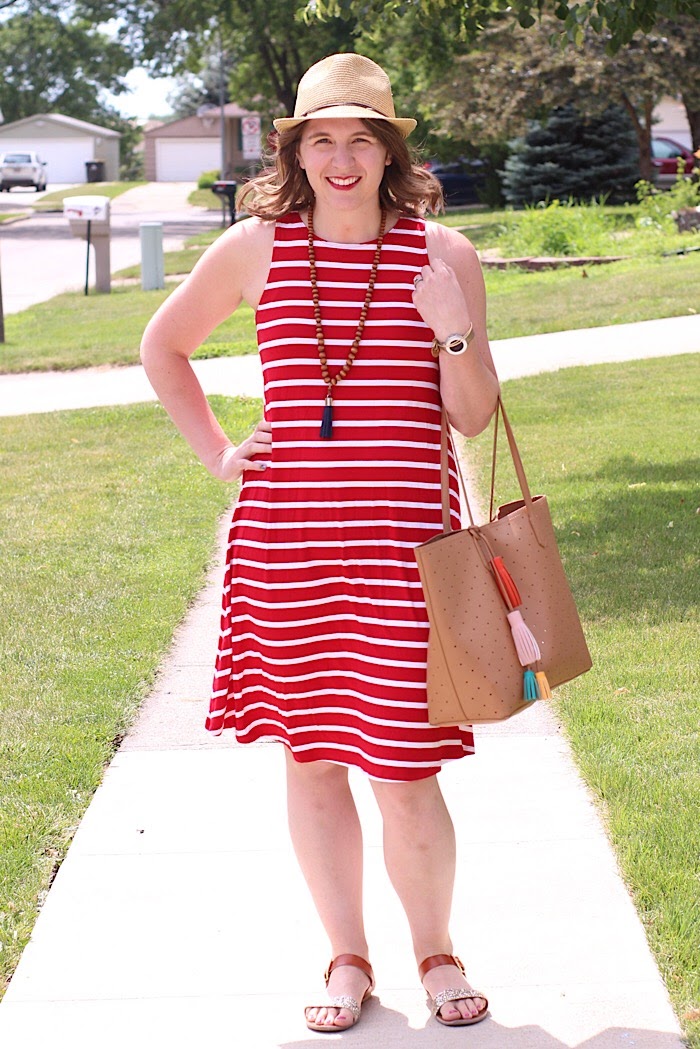 bybmg: Easy Red, White, and Blue Outfit for the 4th!