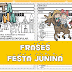 Atividades com frases: festa junina