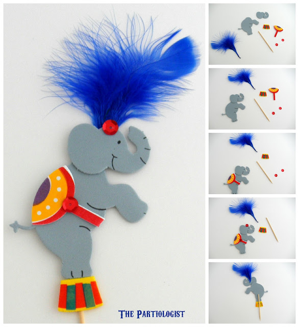 The Partiologist: Circus Elephant Muffins!
