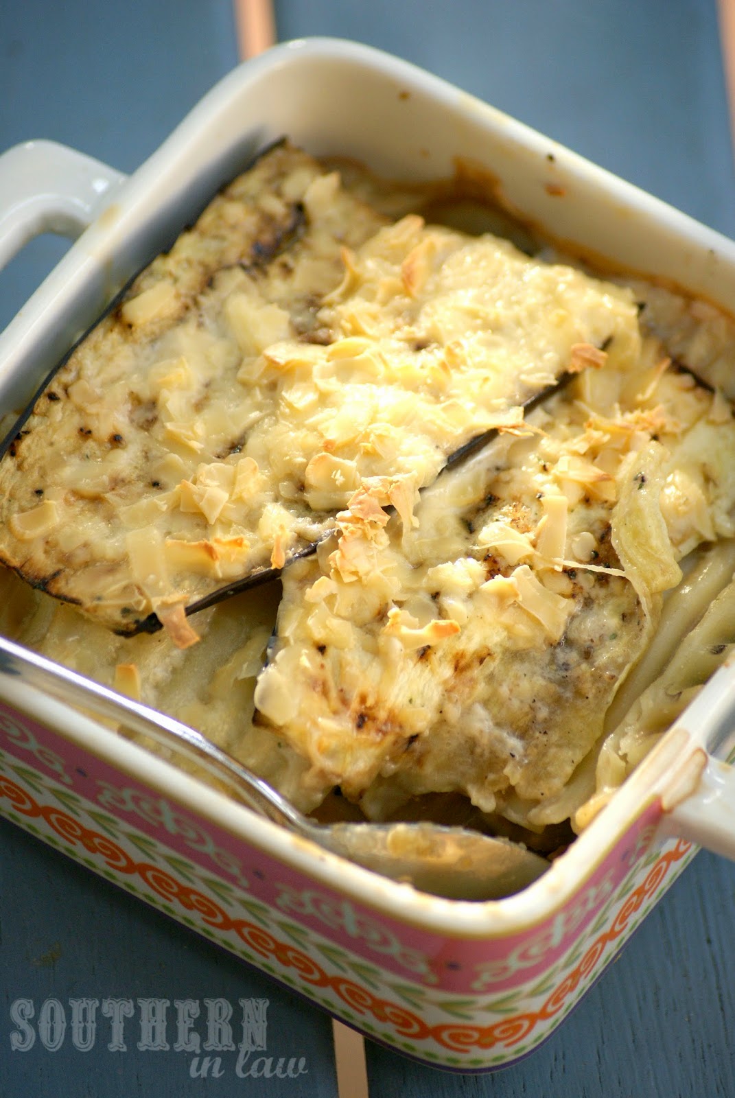 Southern In Law Recipe Grilled Eggplant and Zucchini Lasagna