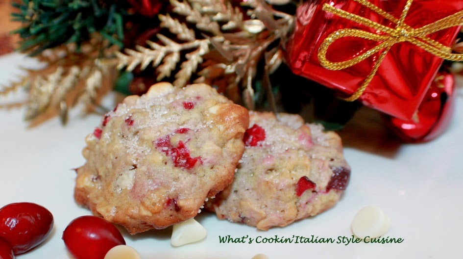 these are cranberry and white chocolate cookie