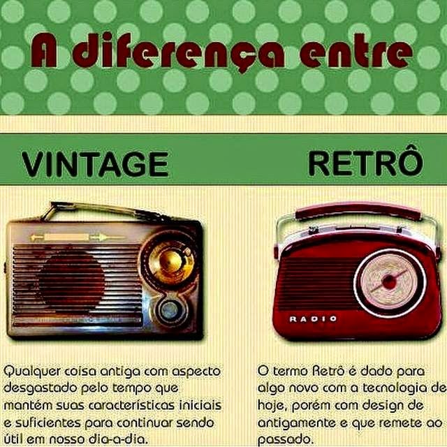 As diferenças entre retrô e vintage