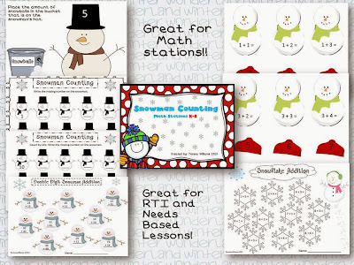 http://www.teacherspayteachers.com/Product/Snowman-Counting-985292