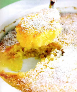classic lemon and lime pudding. A baked pudding with a light texture and a clean taste