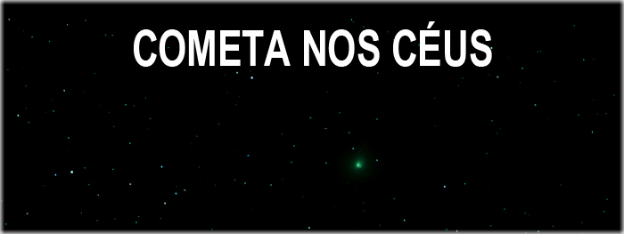 cometa panstarrs no céu