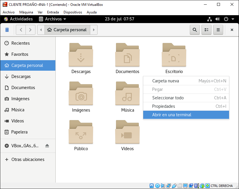 APLICACIÓN DE SISTEMAS OPERATIVOS Interfaz Gráfica de Usuario