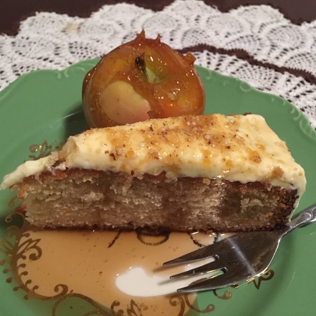 Toffee Apple Cake with Maple Apple Caramel Laws of the Kitchen