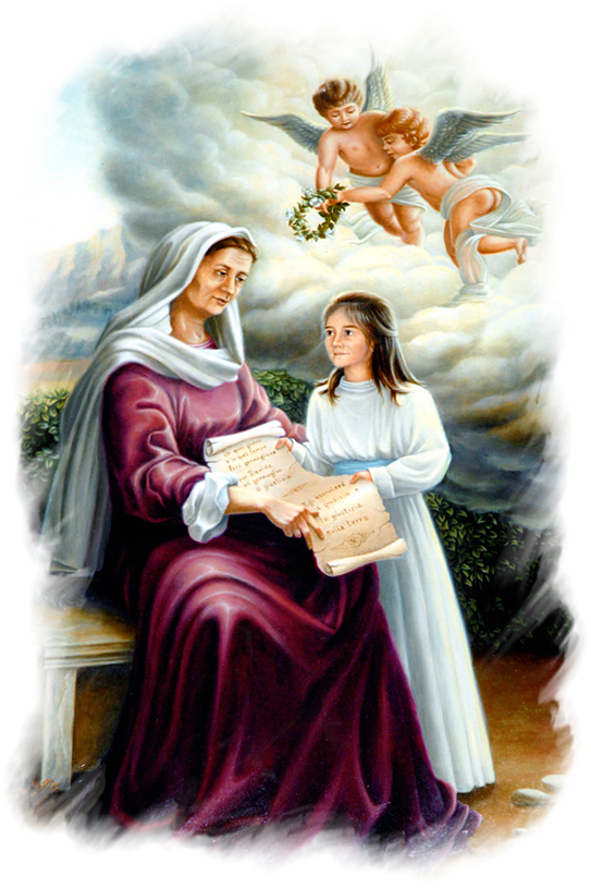 Santa Ana, madre de María y abuela de Jesús. Patrona de las Amas de