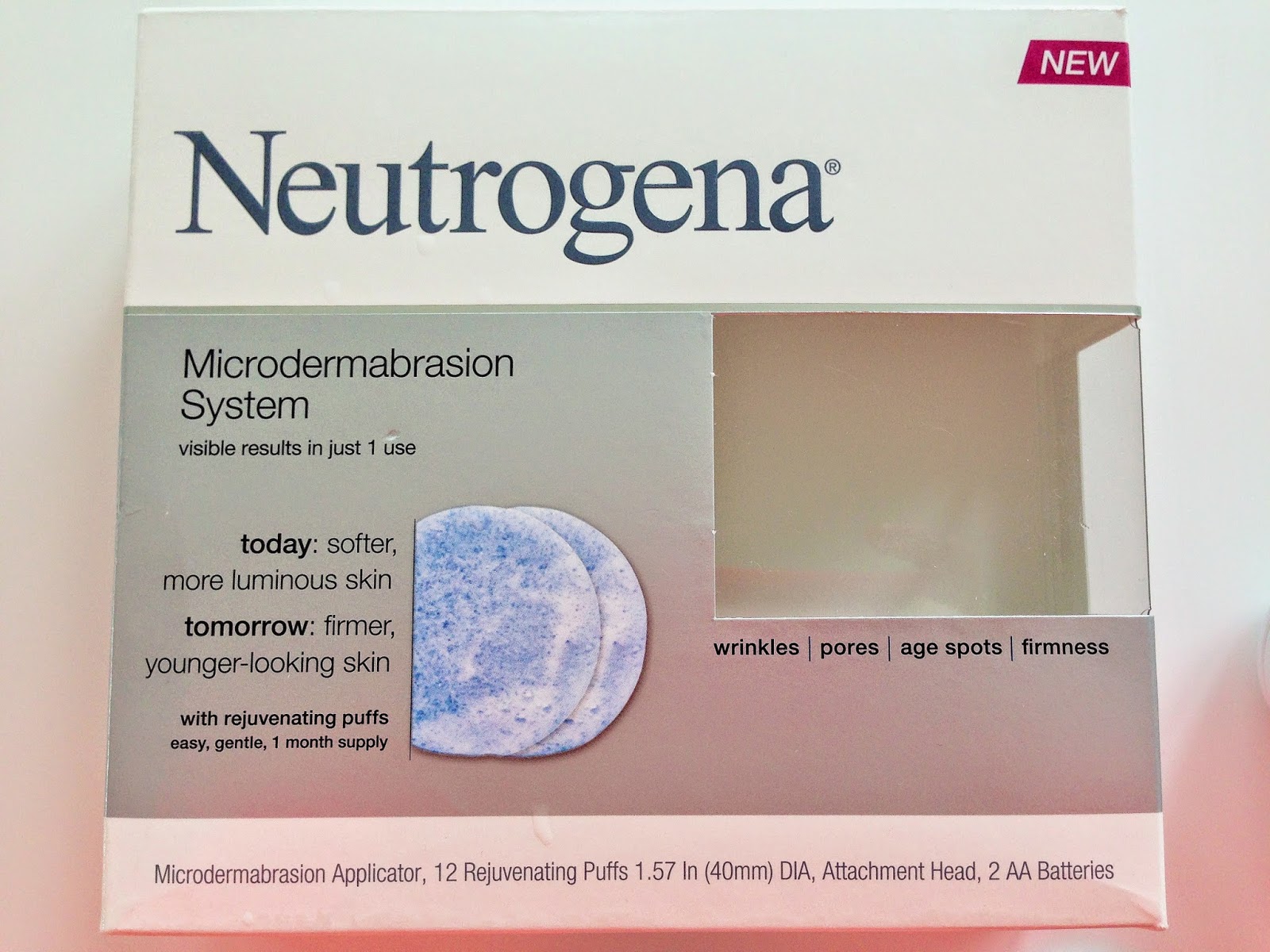 BlondeTeaParty Neutrogena Microdermabrasion System