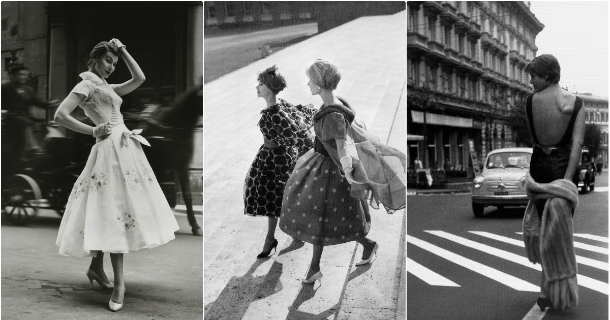 Fashion Photography by Federico Garolla in the 1950s