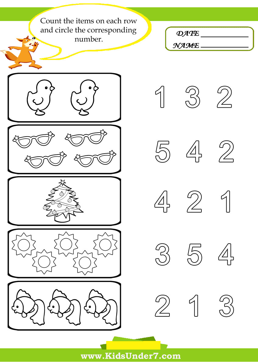 Free Preschool Activities Printables