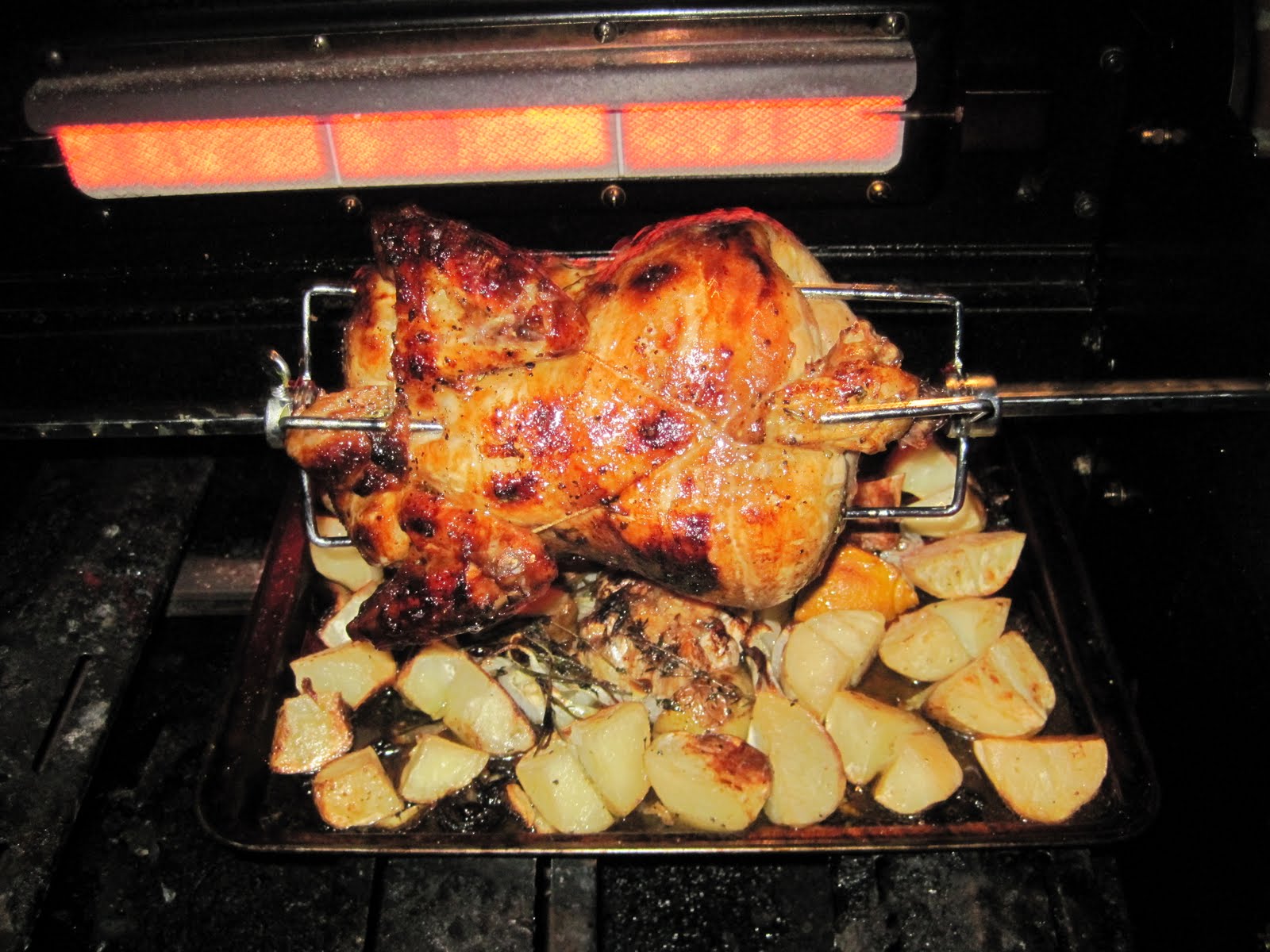 The BBQ Bible Rotisserie Chicken