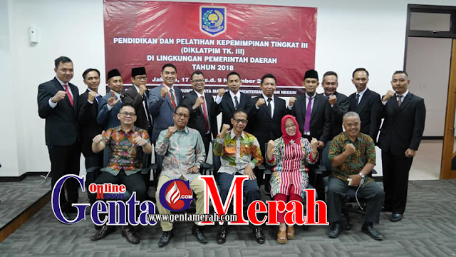 12 Pejabat Mesuji Ikuti Diklatpim III di Kemendagri