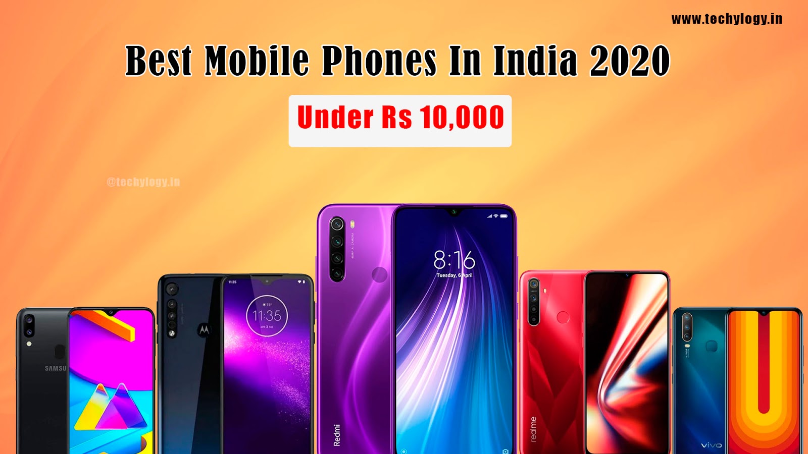 Top 10 Best Mobile Phones Under Rs 10000 In India 2020 Techylogy All