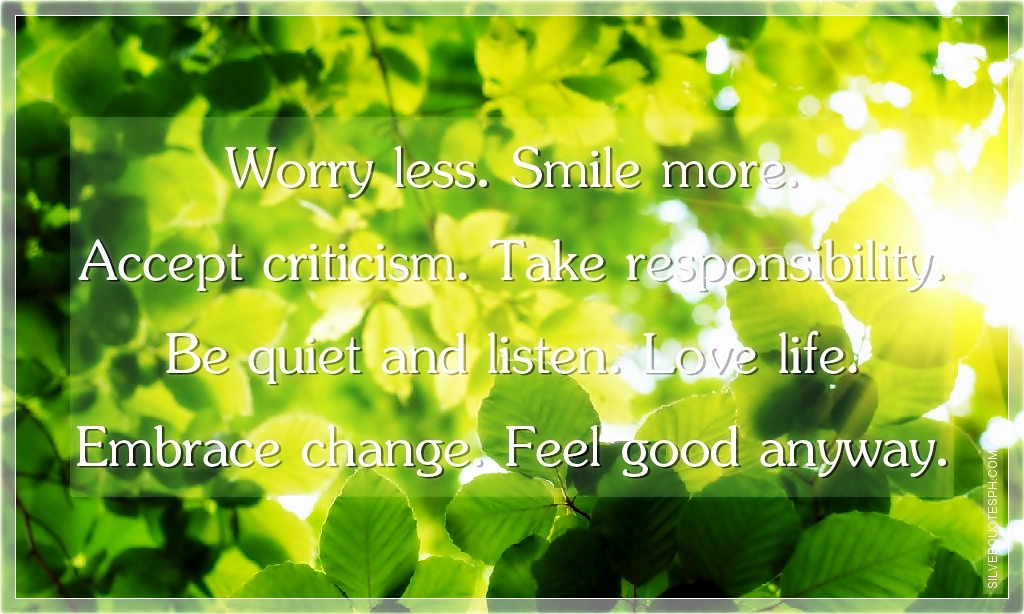 Acceptance Quotes Smile - Wallpaper Image Photo