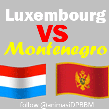DP BBM BENDERA Luxembourg vs Montenegro - Kochie Frog