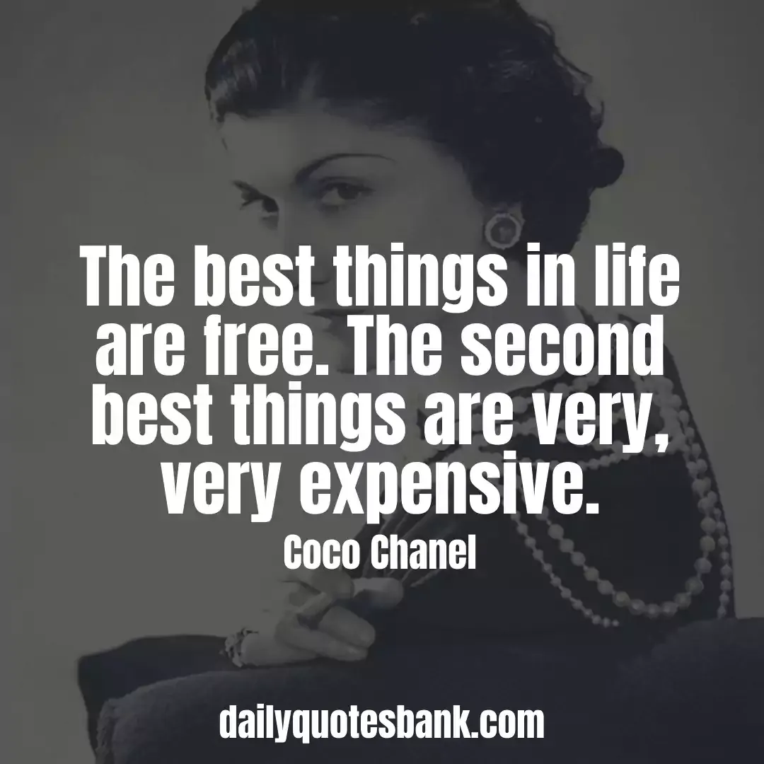 Coco Chanel Quotes About Beauty, Fashion, Women and Love