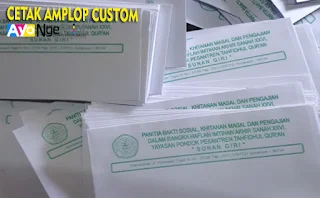 tempat cetak amplop kop surat yayasan murah di Tanjungjaya, Tasikmalaya
