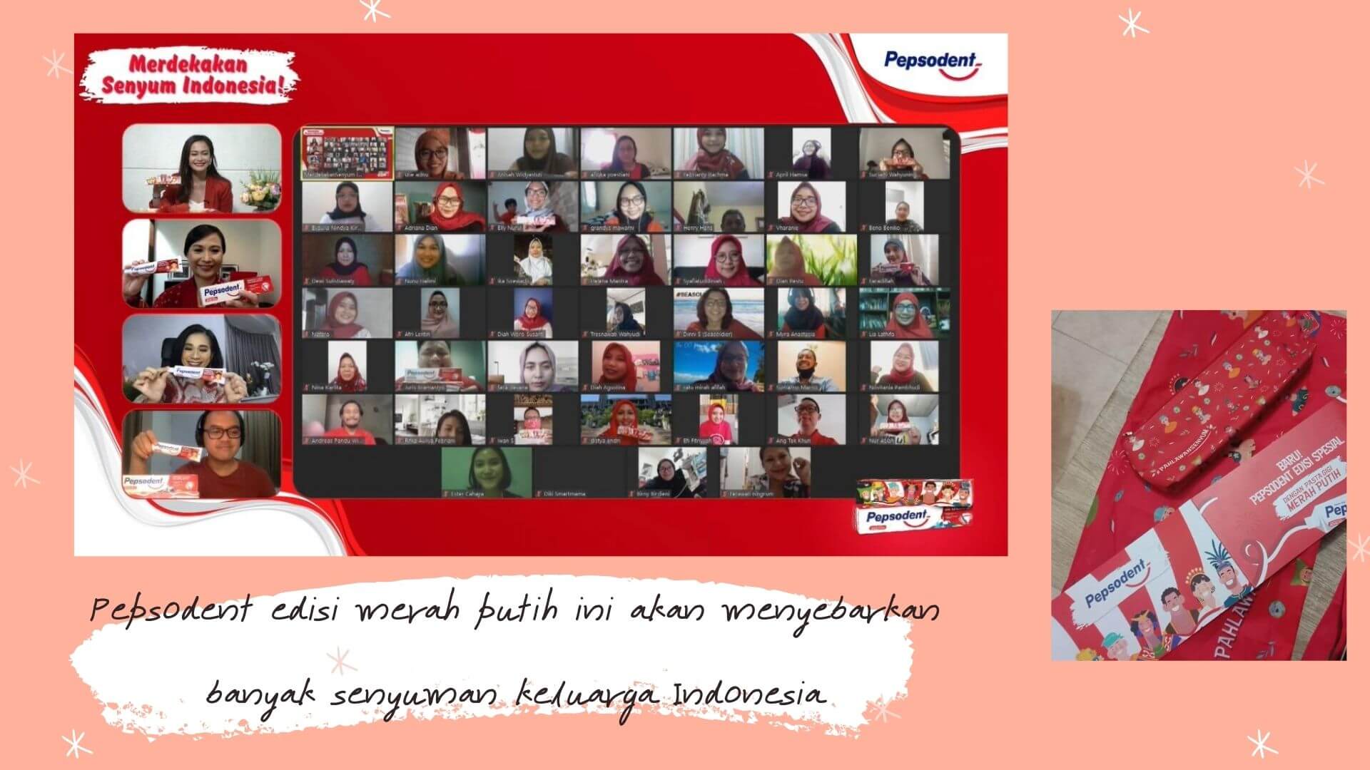 pepsodent merdekakan senyum indonesia, pepsodent edisi merah putih