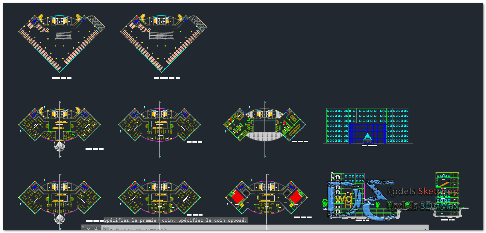 Center complex Dwg Archinew Free Dwg file Blocks Cad